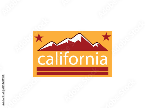 A classic, vintage inspired logo featuring a silhouette of a California grizzly bear standing atop a stylized base, with the word "California" prominently displayed below.