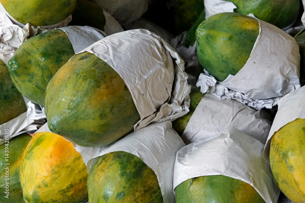 fresh fruits from the local market in india
