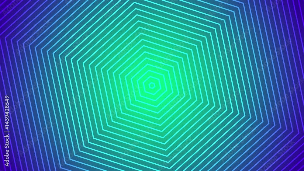 Blue and green gradient background with white hexagon pattern, ideal for tech presentations, minimalist designs, or modern branding projects.