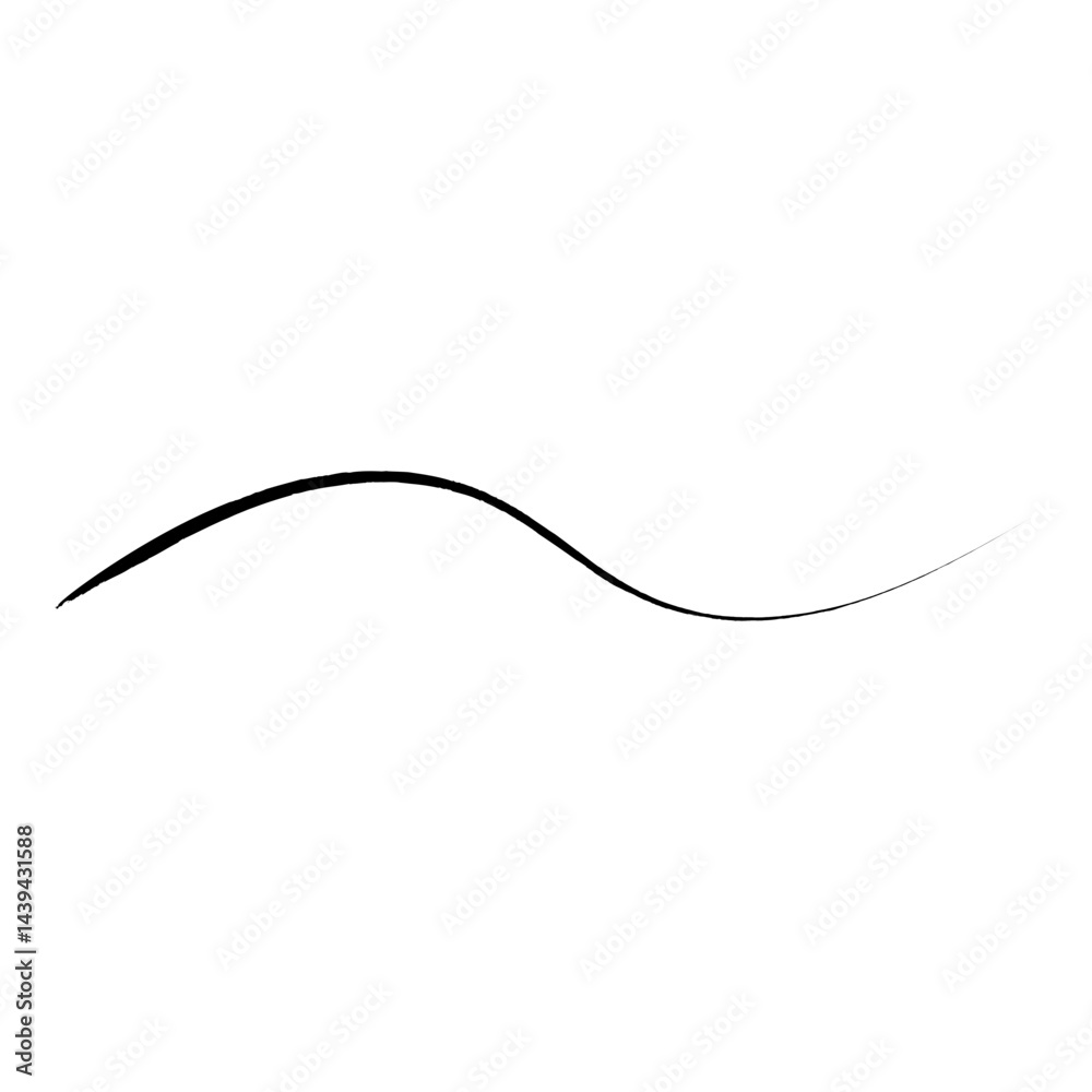 Hand Drawn Brush Line Hand Drawn Brush Line