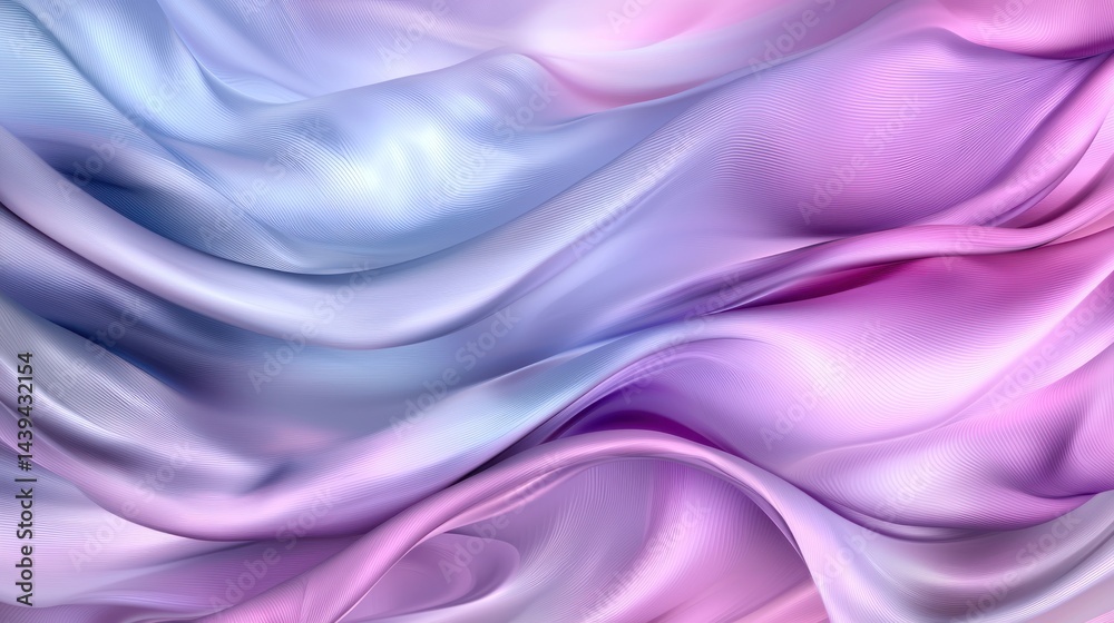 Abstract Flowing Pastel Silk Drape Abstract Flowing Pastel Silk Drape