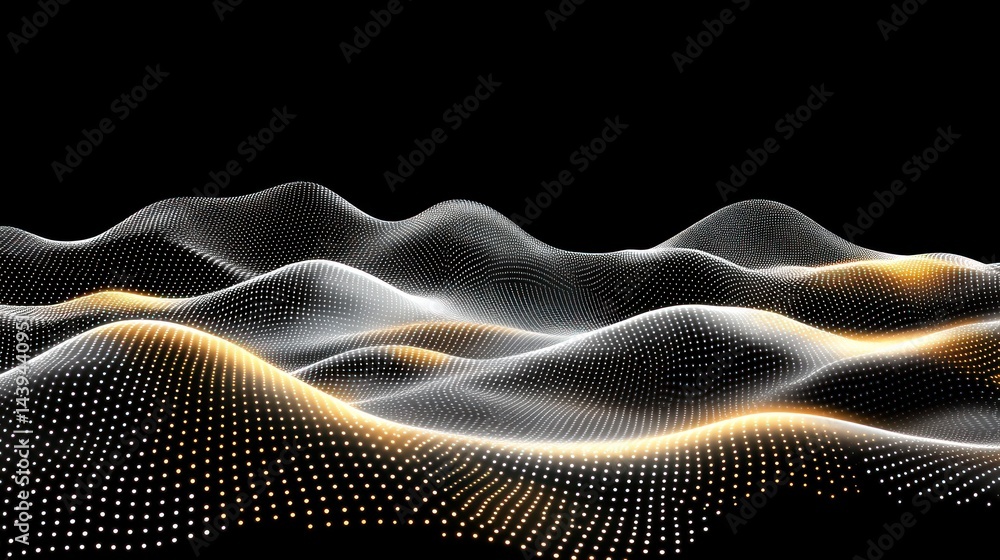 Obraz premium Abstract digital landscape (10)
