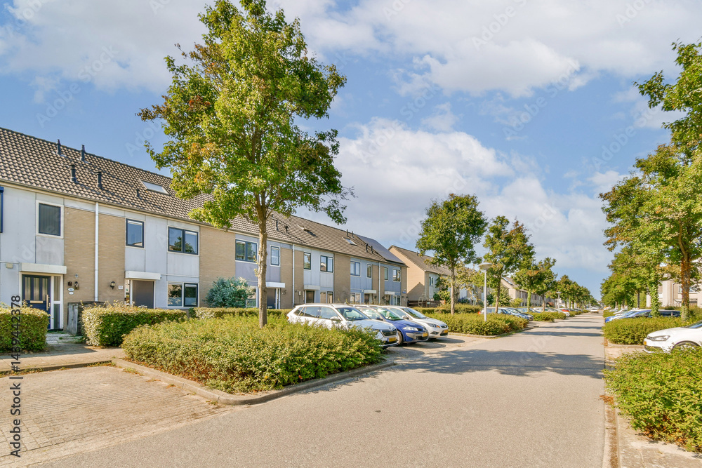 A picturesque residential street lined with trees and parked cars, showcasing a blend of nature and suburban architecture under a clear blue sky. A picturesque residential street lined with trees and parked cars, showcasing a blend of nature and suburban architecture under a clear blue sky.