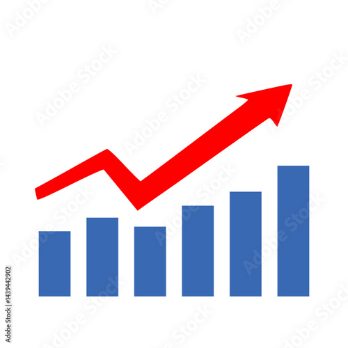 Growing business red arrow on white, Profit red arrow, Vector illustration.Business concept, growing chart. Concept of sales symbol icon with arrow moving up. Economic Arrow With Growing Trend. Free Download Growing business red arrow on white, Profit red arrow, Vector illustration.Business concept, growing chart. Concept of sales symbol icon with arrow moving up. Economic Arrow With Growing Trend. - GFXLoad