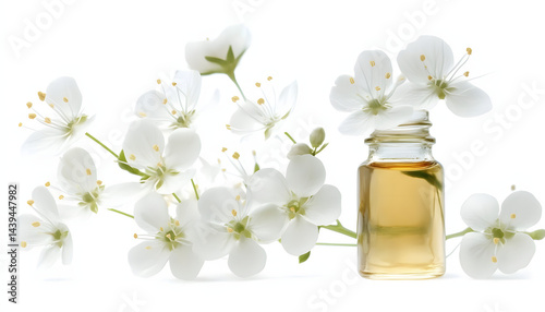 Meadowfoam Seed Oil Isolate on a White Background