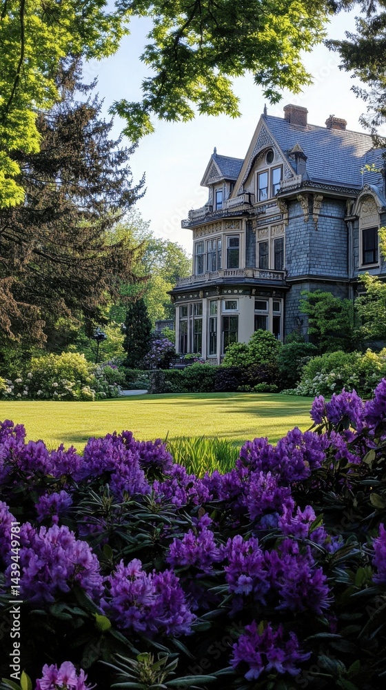 Historic mansion with garden