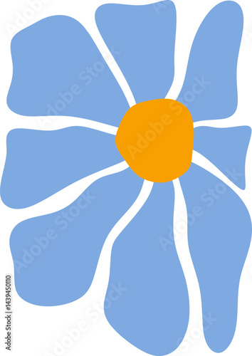 Abstract Groovy Flower
