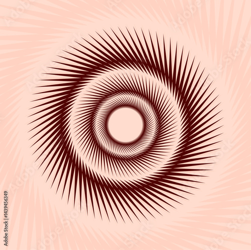 Red and white swirling pattern suitable for backgrounds, posters, fabric design, packaging, and stationery. Versatile and eyecatching creative element.