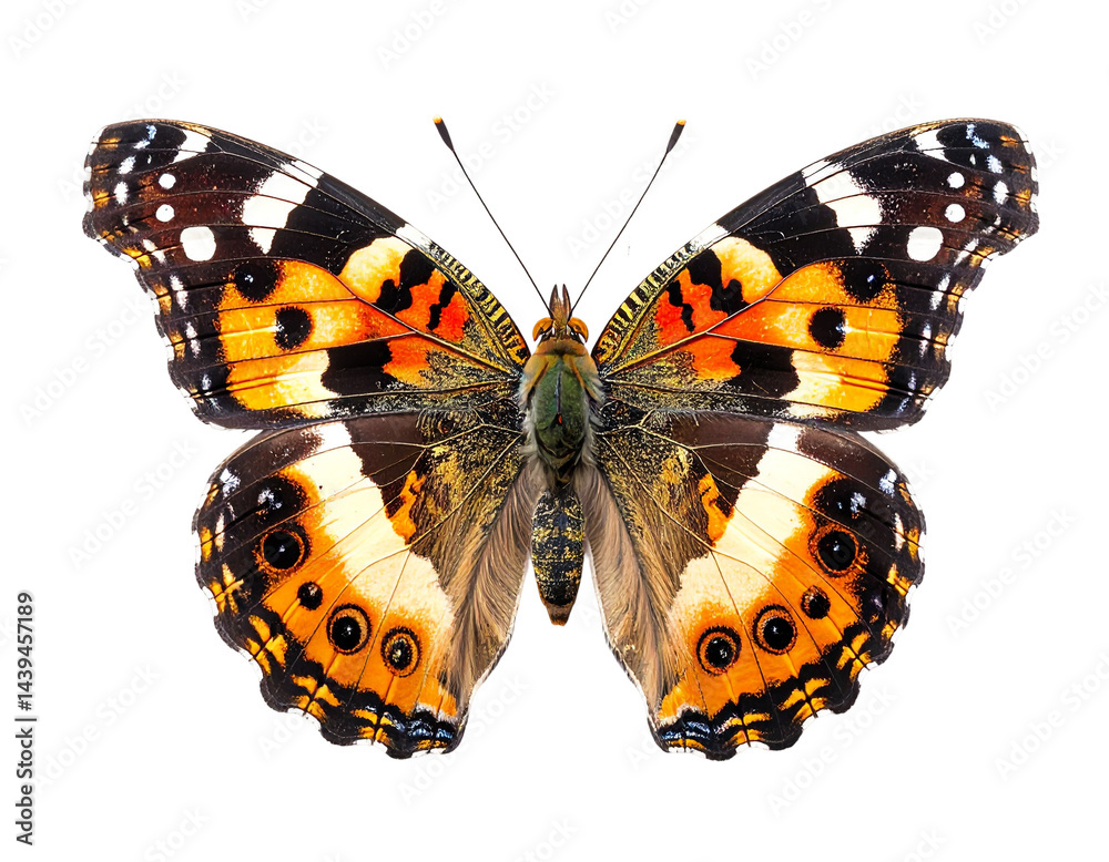 Naklejka premium Painted Lady Butterfly