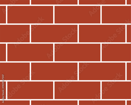 Red brick wall background
