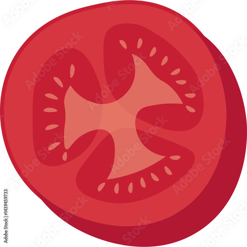 Tomato Slices Illustration