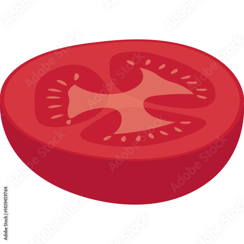 Tomato Slices Illustration