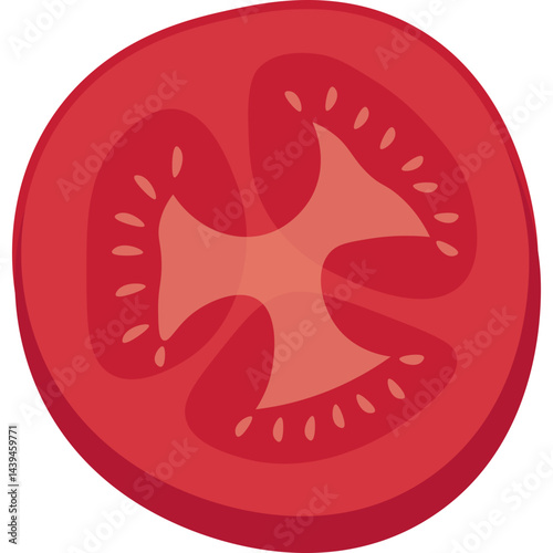 Tomato Slices Illustration