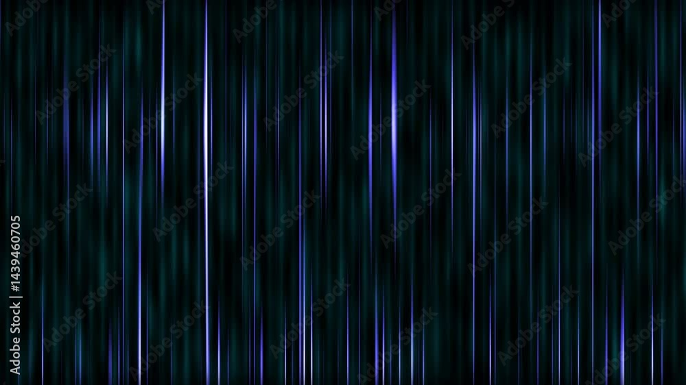 Vertical blue lines on a black background, suitable for abstract designs, backgrounds, digital art projects, modern themes. Great for digital presentations.