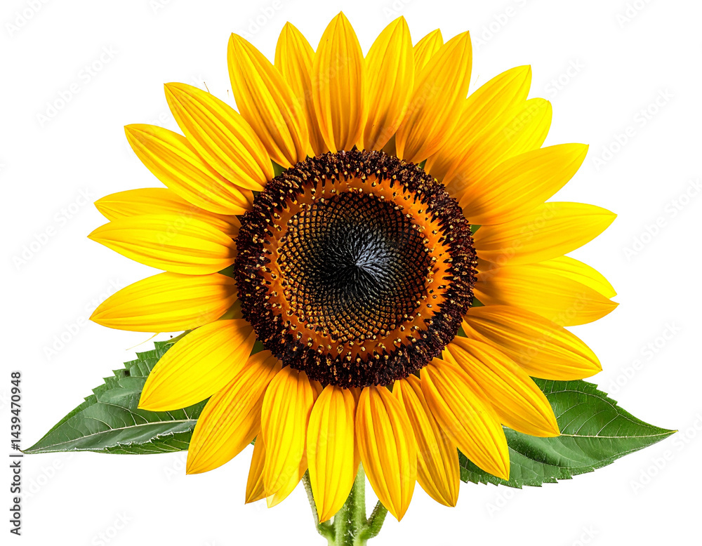 Fototapeta premium Vibrant Sunflower Close-Up