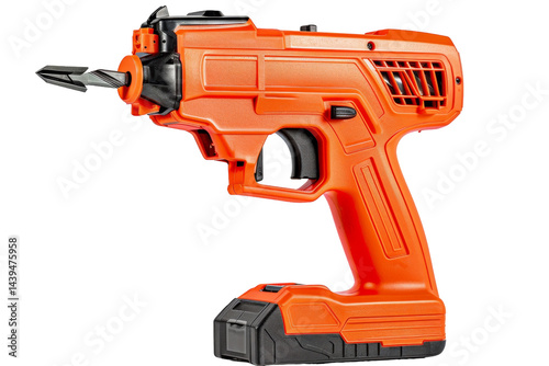 Nail with Freedom: Exploring Cordless Brad Nailers Isolated On White Background.