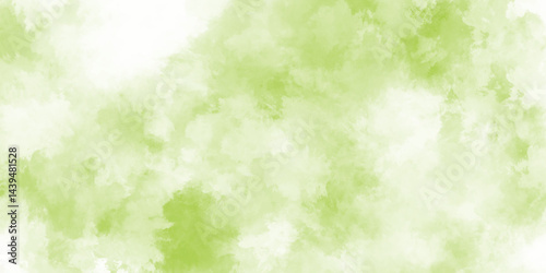 Abstract green watercolor background with grainy texture, grange  green and white painting of a field with trees colorful watercolor defocus blurred background, soft gradients and subtle textures.