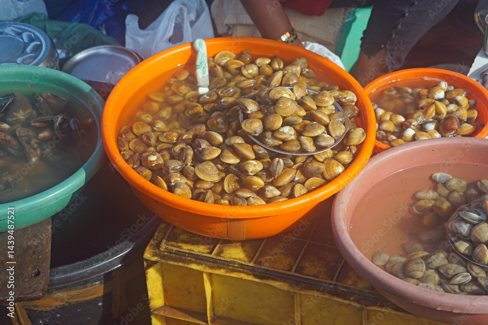 fish on a local market in mumbai