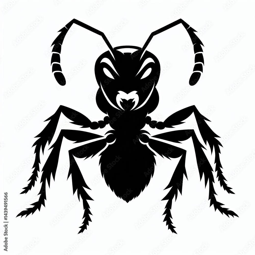 Obraz premium Ant Silhouette