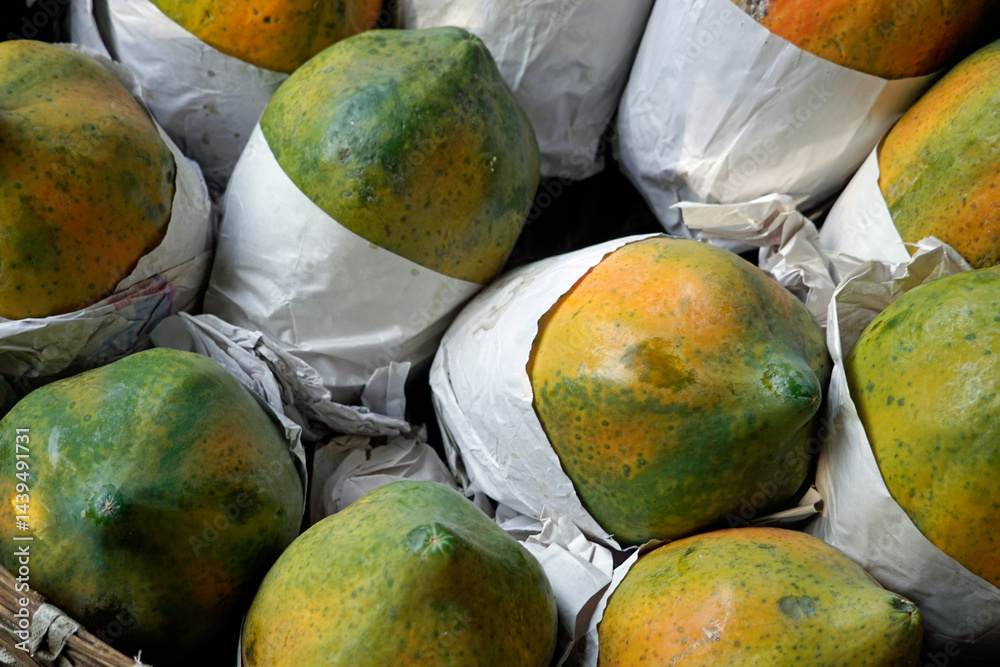 fresh fruits from the local market in india