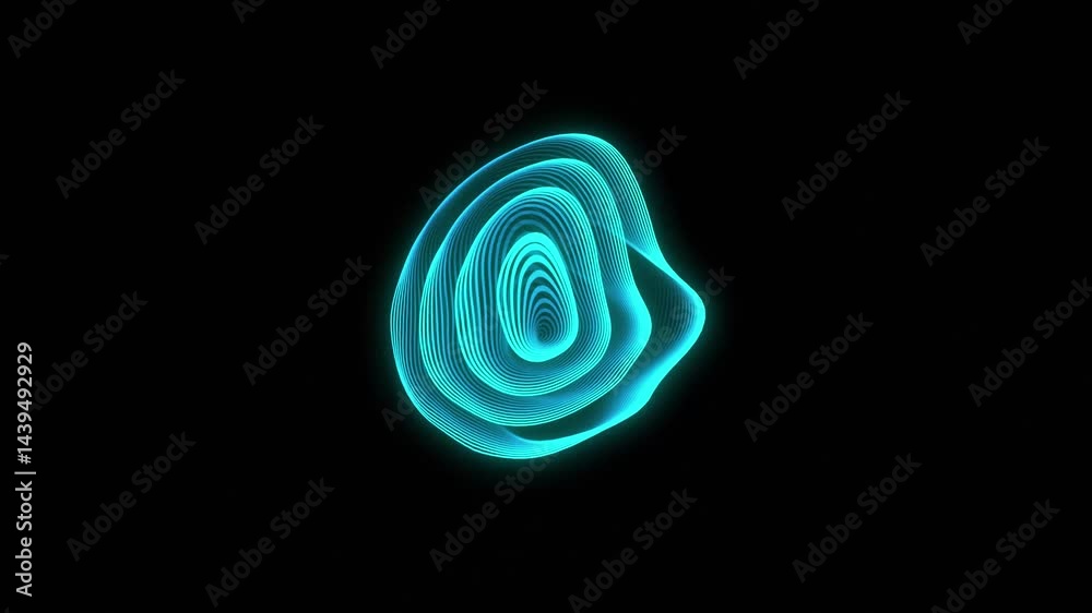 Abstract blue glowing shape is perfect for futuristic designs, technology concepts, digital art, backgrounds, graphics, web design, themes. Abstract blue glowing shape is perfect for futuristic designs, technology concepts, digital art, backgrounds, graphics, web design, themes.