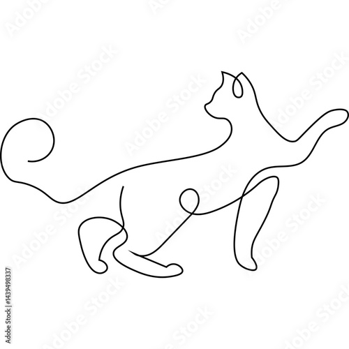 Cat Line Art