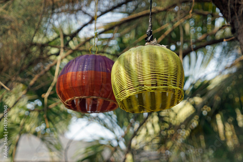 colorful decoration in goa in india