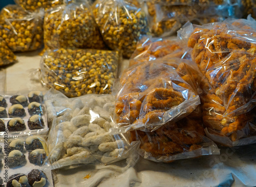 Obraz na płótnie divali sweets at a festival in goa w salonie
