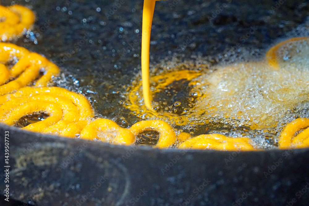 wok made fresh Diwali sweets