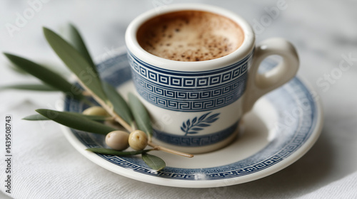 Coffee Time in a Ceramic Mu...