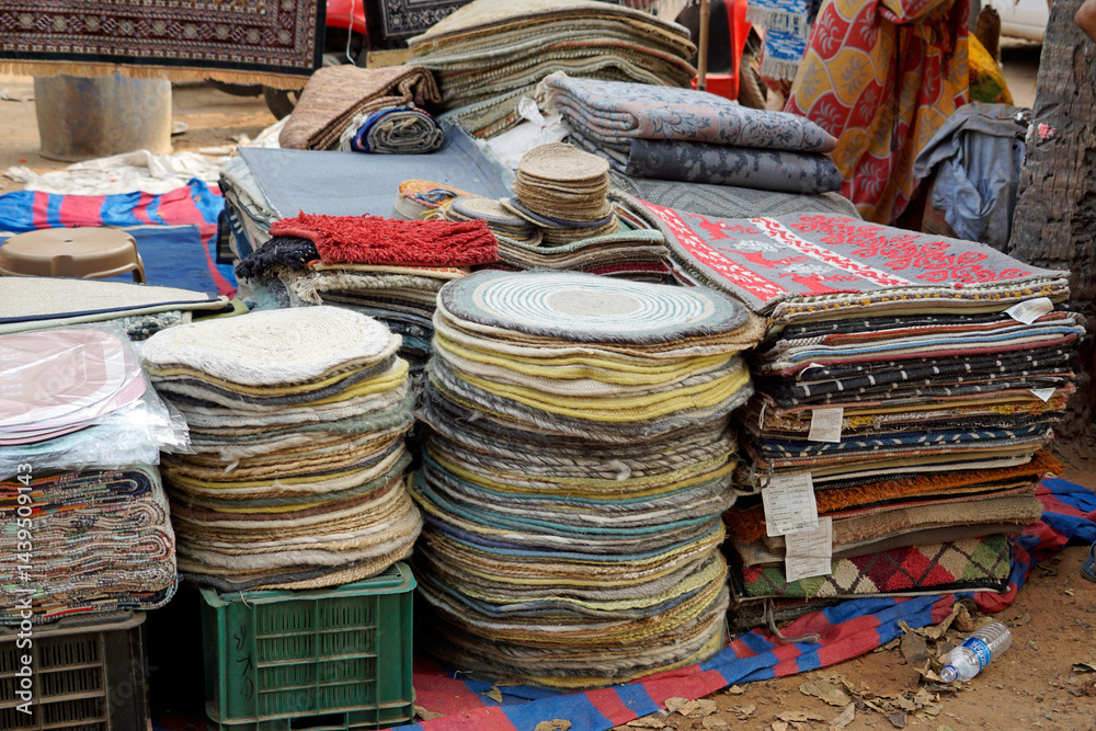 rent a carpet stall at banana festival in baga goa