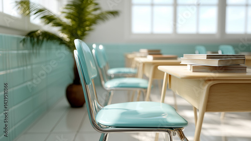 Classroom Ready: A row of b...