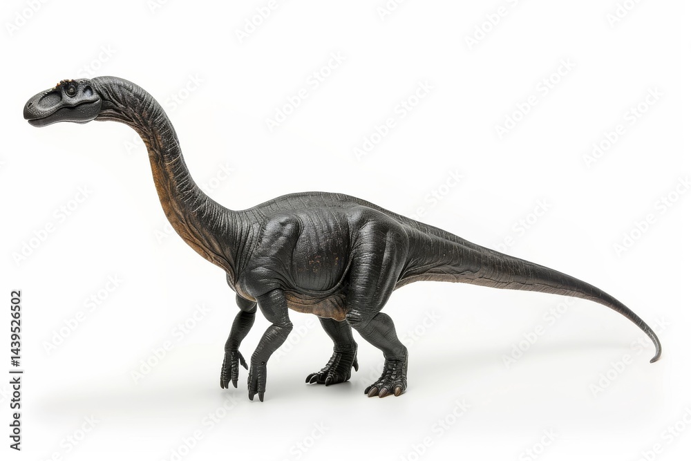 Unraveling the Mystery of Diplodocus Isolated On White Background. Unraveling the Mystery of Diplodocus Isolated On White Background.