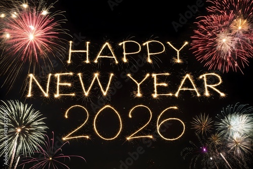 Happy New Year New Year’s Eve Silvester Celebration Festive Night. photo