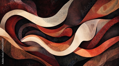 A conceptual illustration of the human digestive system, AI Generative.