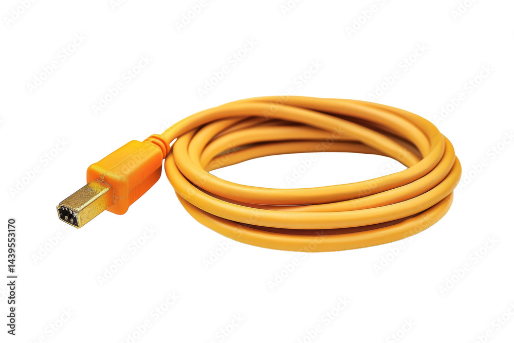 Versatile Extension Cords for Everyday Use Isolated On White Background. Versatile Extension Cords for Everyday Use Isolated On White Background.