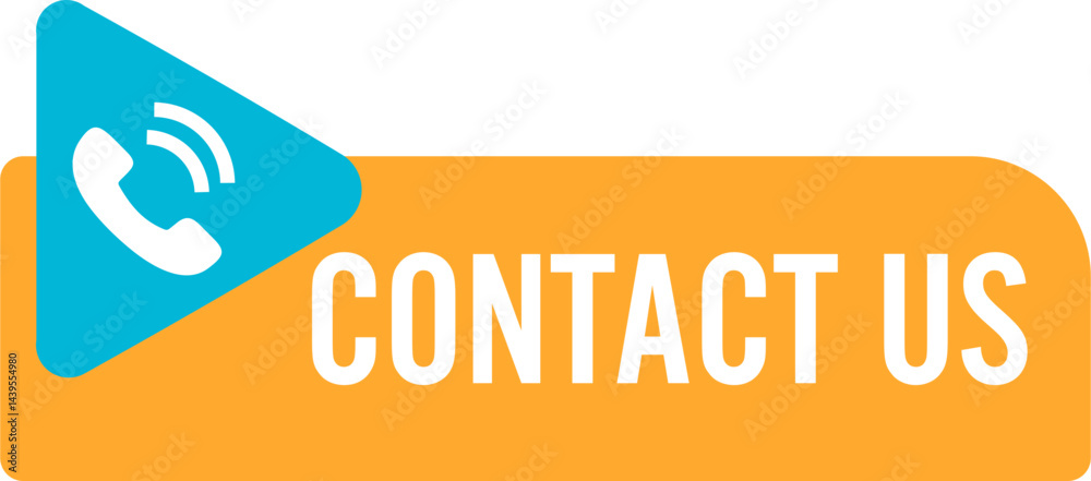 Obraz premium Contact Us Button