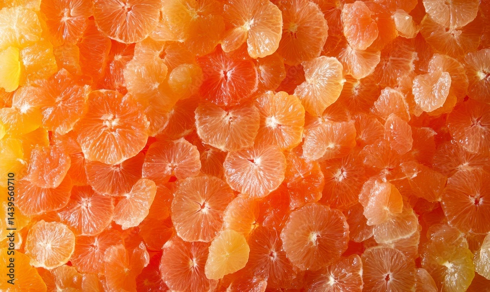 Colorful Background of Fresh Sliced Citrus Fruit in Vibrant Display Colorful Background of Fresh Sliced Citrus Fruit in Vibrant Display