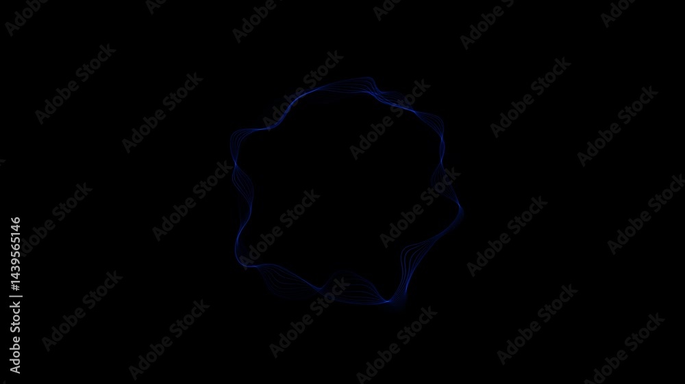 Title Blue wave shaped light design. Suitable for backgrounds, digital art projects, web banners, and abstract graphic designs.