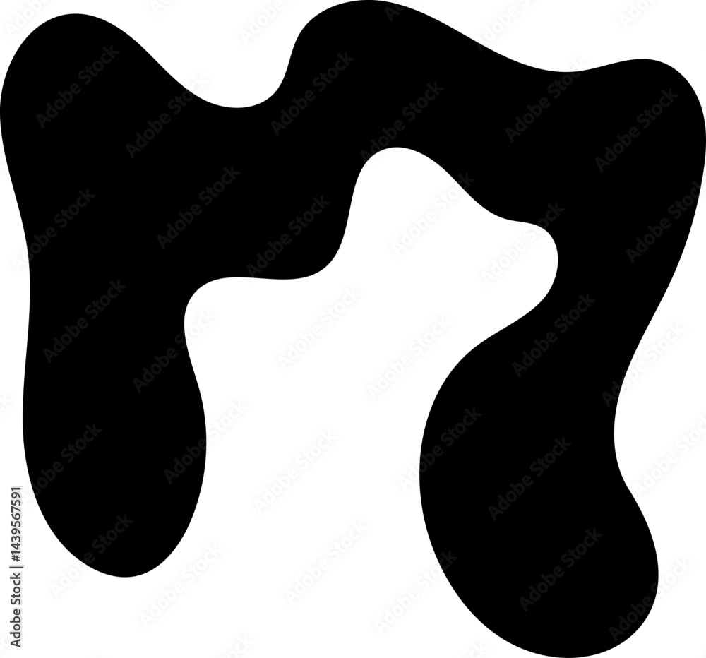 solid abstract cutout shape element solid abstract cutout shape element