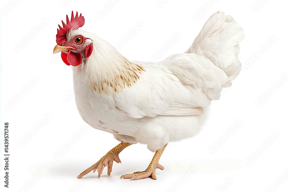 Fototapeta premium Borowik on white background high quality stock photo