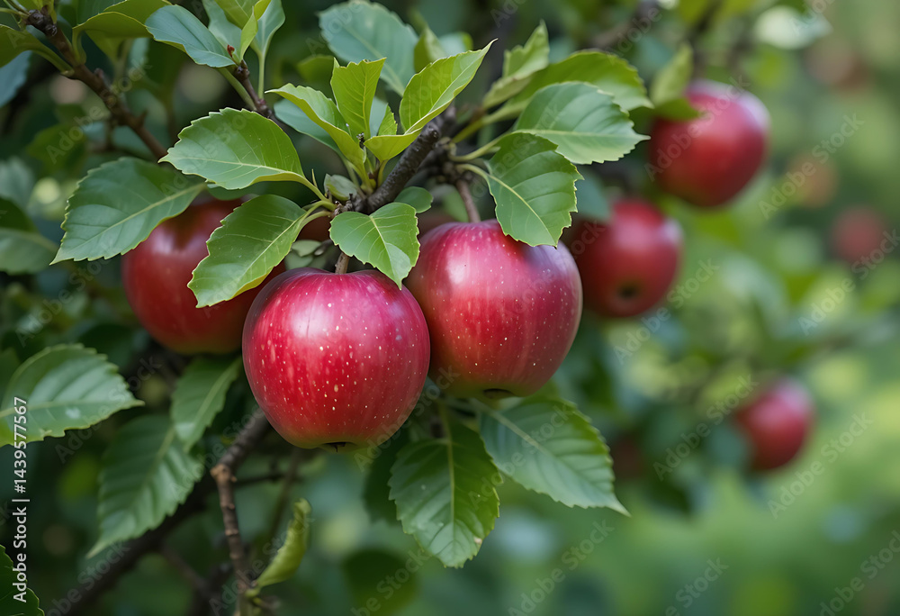 Apple tree with ripe apples Apple tree with ripe apples