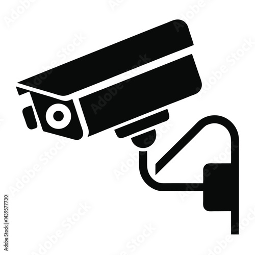 security camera isolated on white background