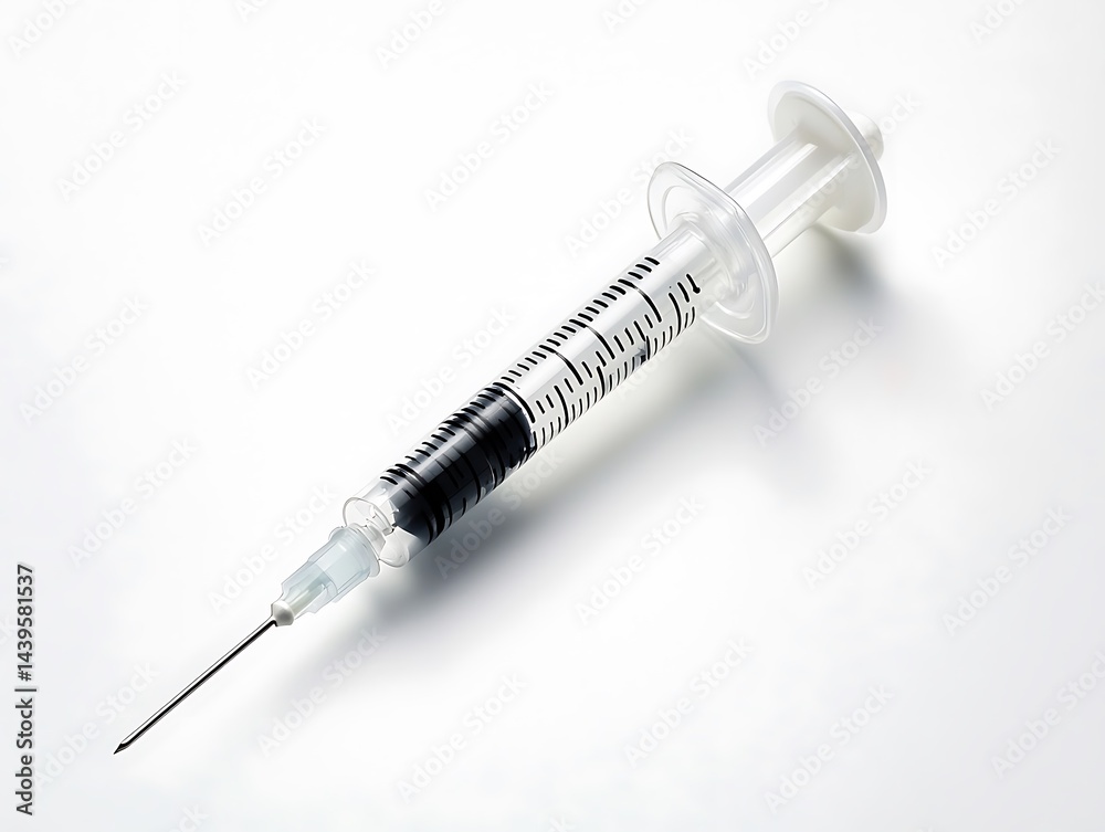 isolated picture of hypodermic syringe isolated picture of hypodermic syringe