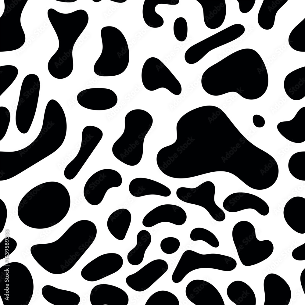 Black Leopard skin print pattern animal seamless for printing, cutting, home decorate and more. Black Leopard skin print pattern animal seamless for printing, cutting, home decorate and more.