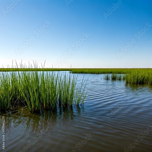 Bangweulu Wetlands’ Reflective Waters