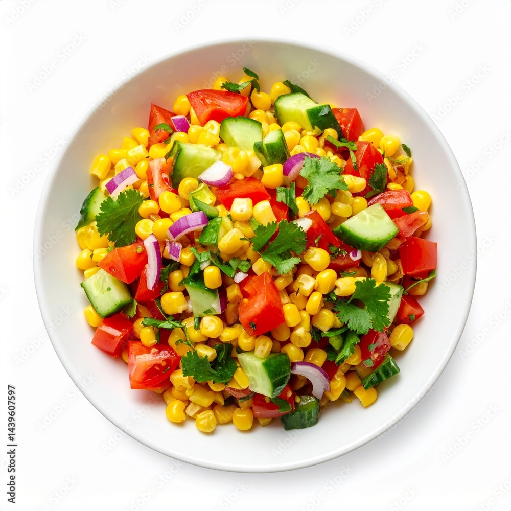 Sweet Corn Salad with Fresh Veggies and Flavor Sweet Corn Salad with Fresh Veggies and Flavor