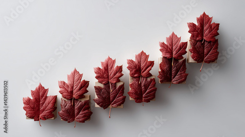 Autumnal Growth Chart: Red ...