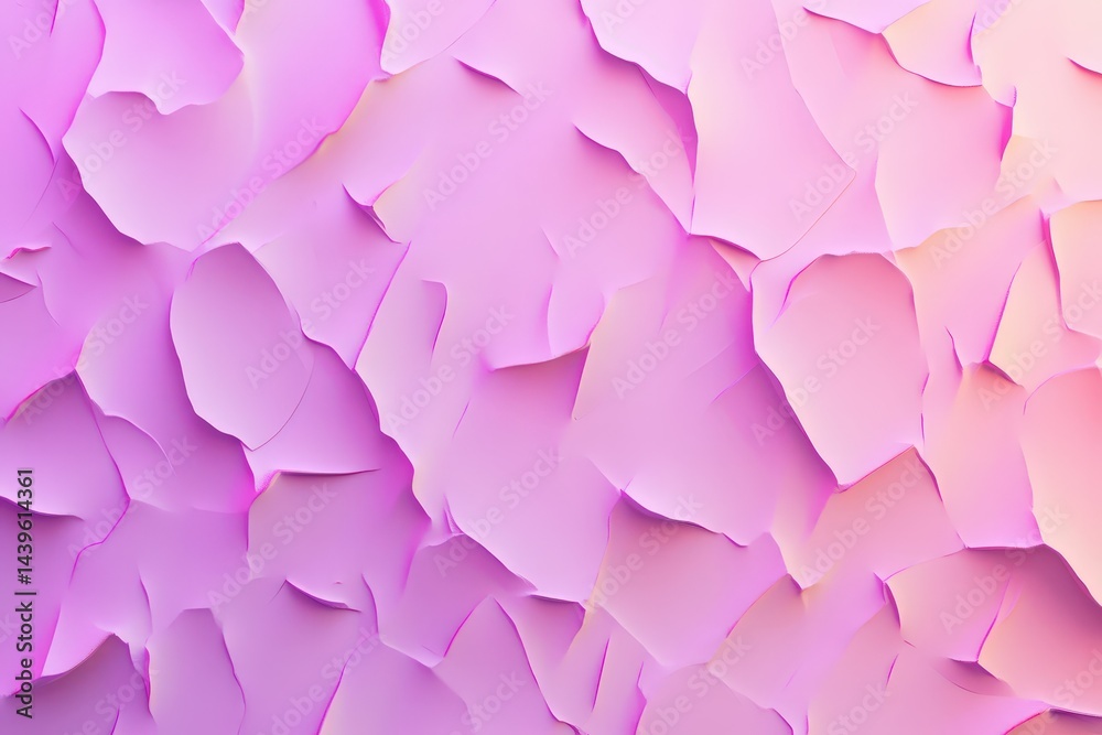 Obraz premium Abstract textured pattern of cracked paint in pastel hues.
