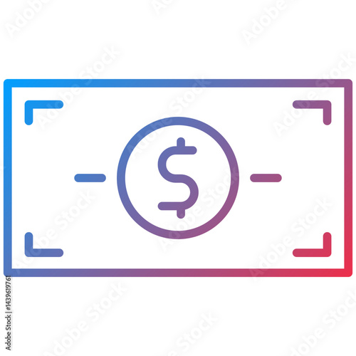 Wealth line icon style